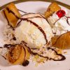Fried Banana with Ice Cream